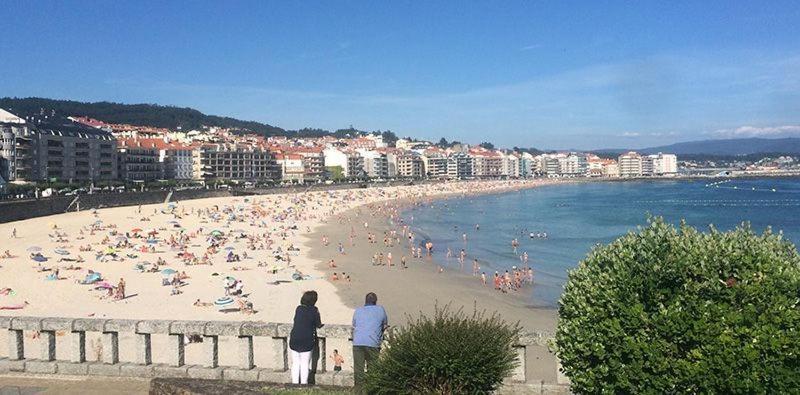 Ferienwohnung Atico A Pie De Playa Portonovo Sanxenxo Exterior foto